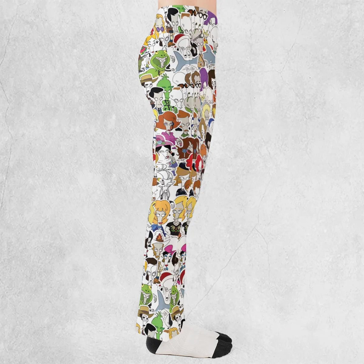 Roger the Alien American Dad Flare Leggings