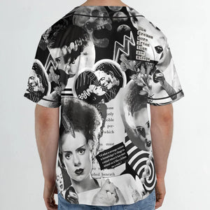 Bride Of Frankenstein Unisex Baseball Jersey