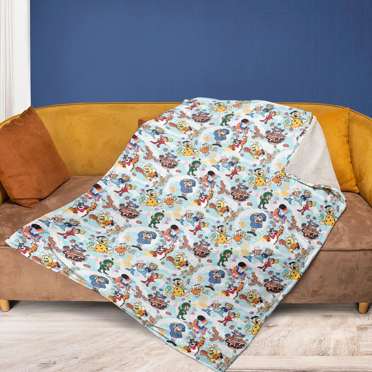 Cereal Favs Large Scale Fleece Blanket