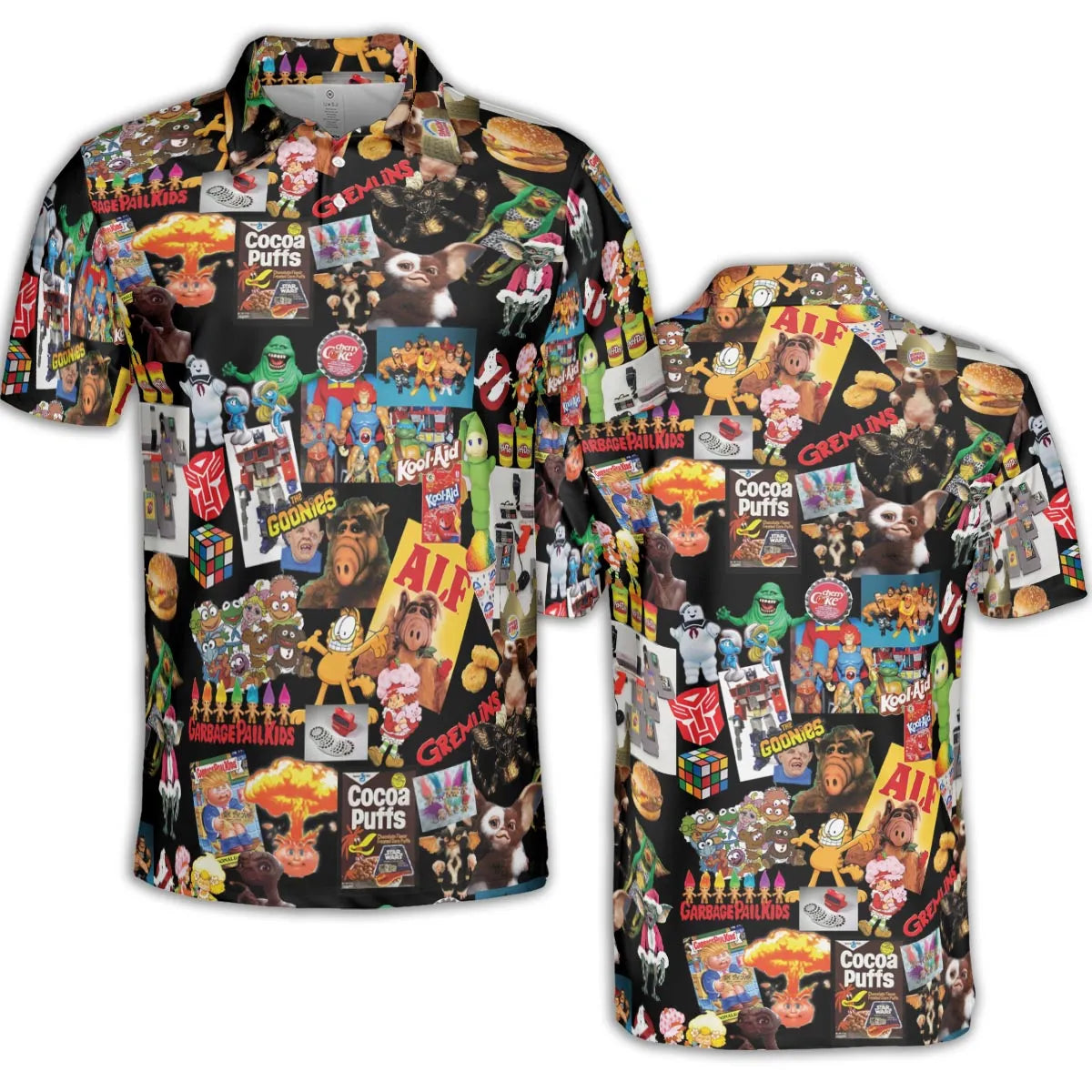 80's Kids Starter Pack AOP Men/Women Polo Shirt