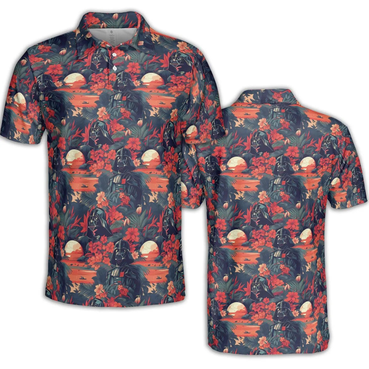 Dark Side of the Tropics AOP Men/Women Polo Shirt