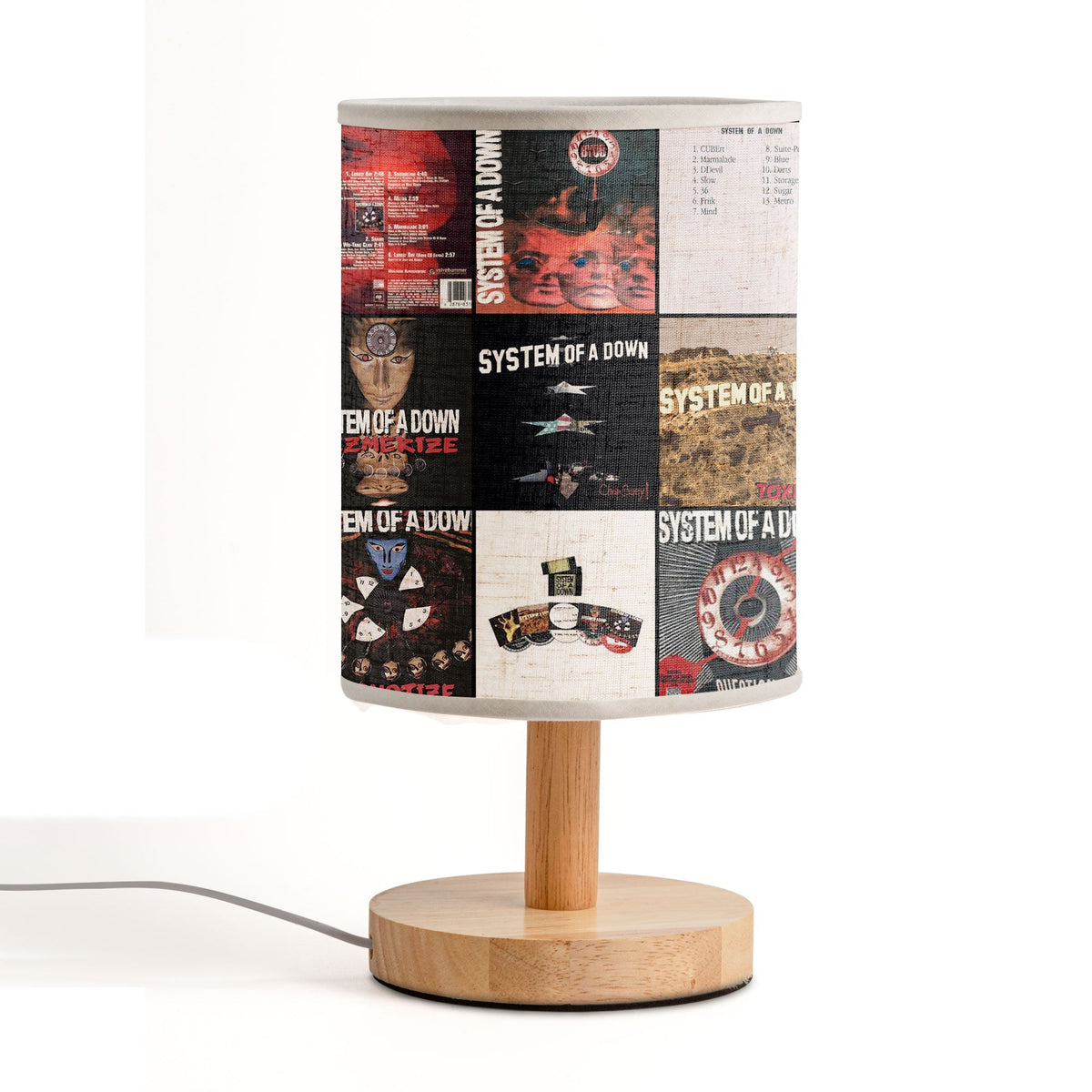 System Of A Down Albums Lamp Illuminate Your Space with Metal Mayhem