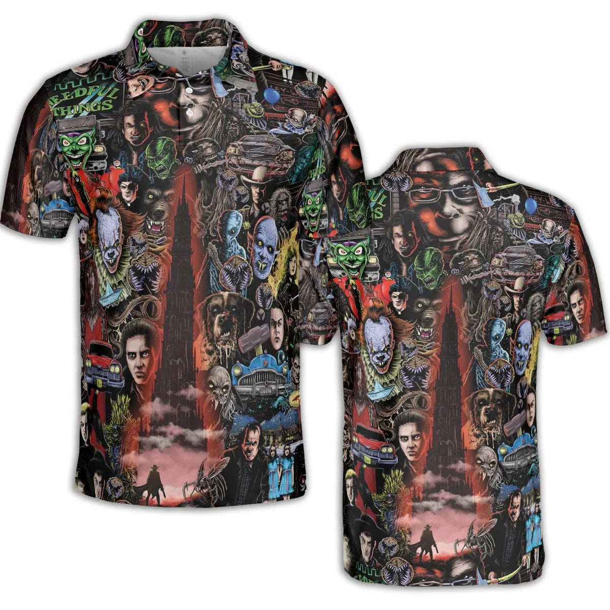 Stephen King Universe AOP Men/Women Polo Shirt