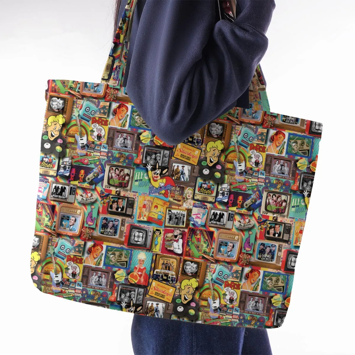 Memory Lane Large Tote Bag
