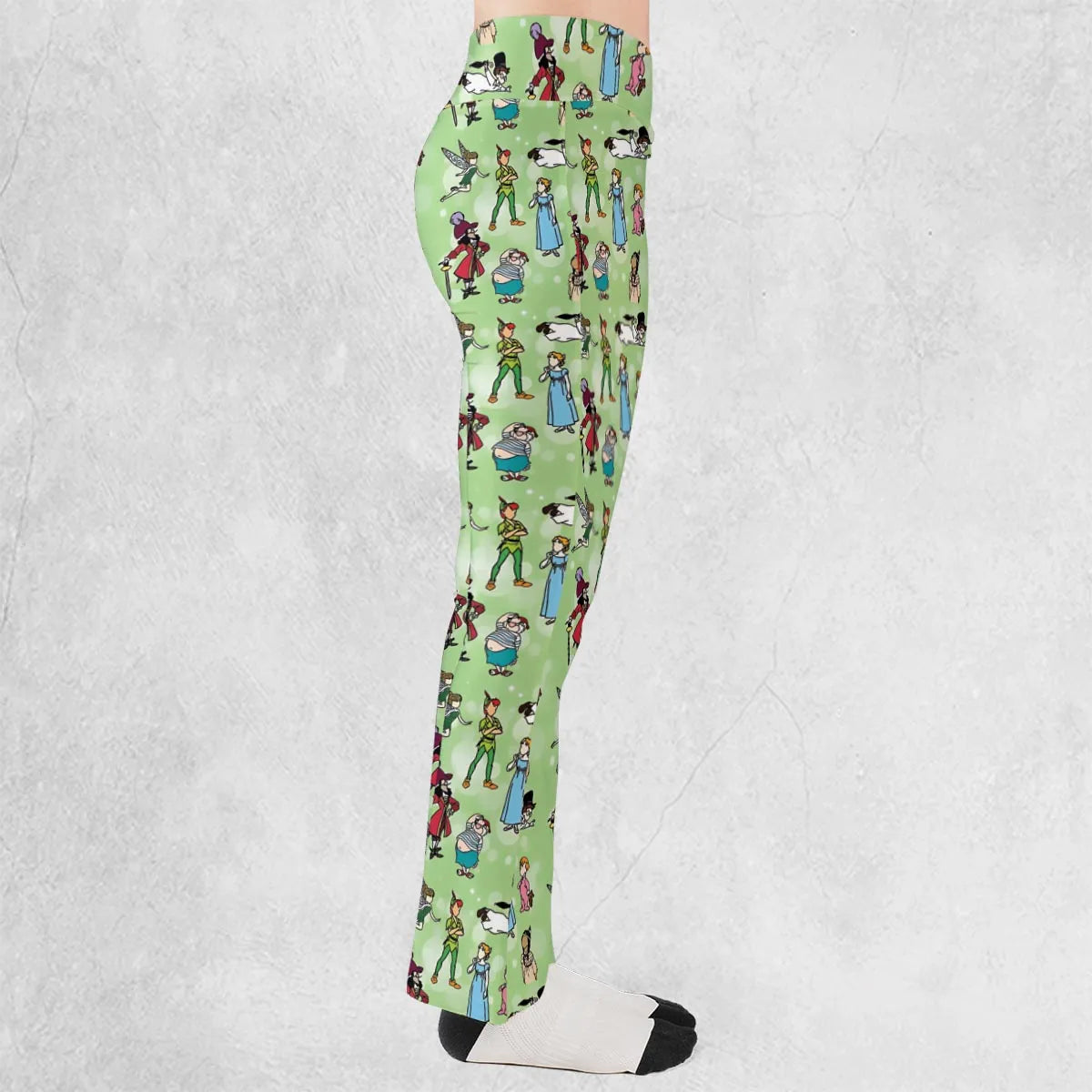 Neverland Doodles Peter Pan Flare Leggings