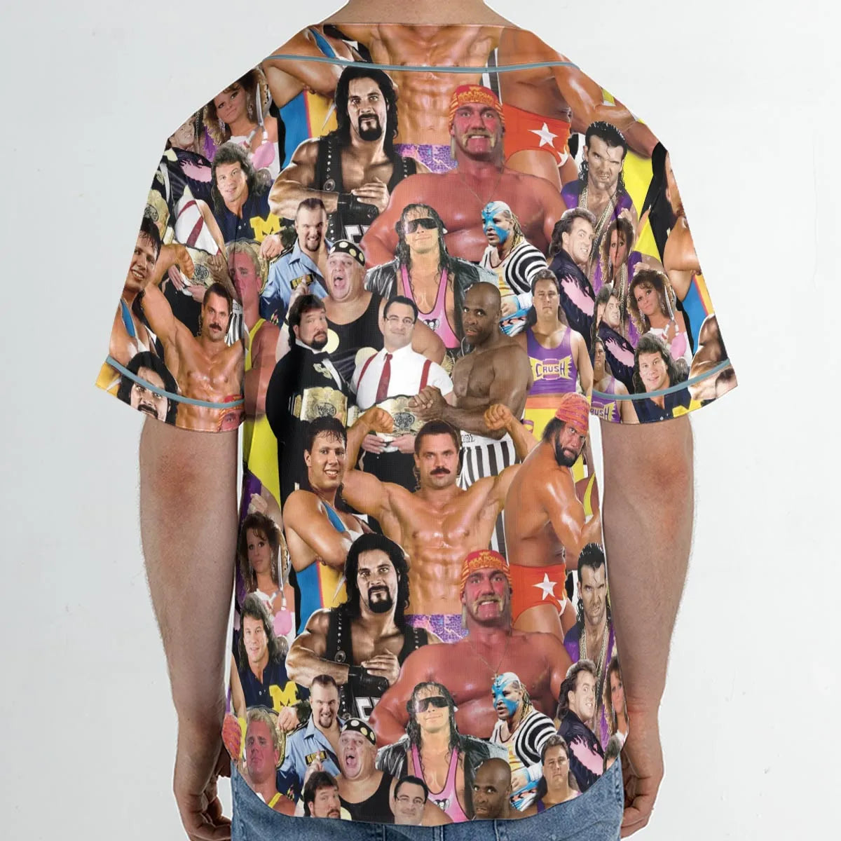 Early 90s Great Era Of WWF Unisex Baseball Jersey