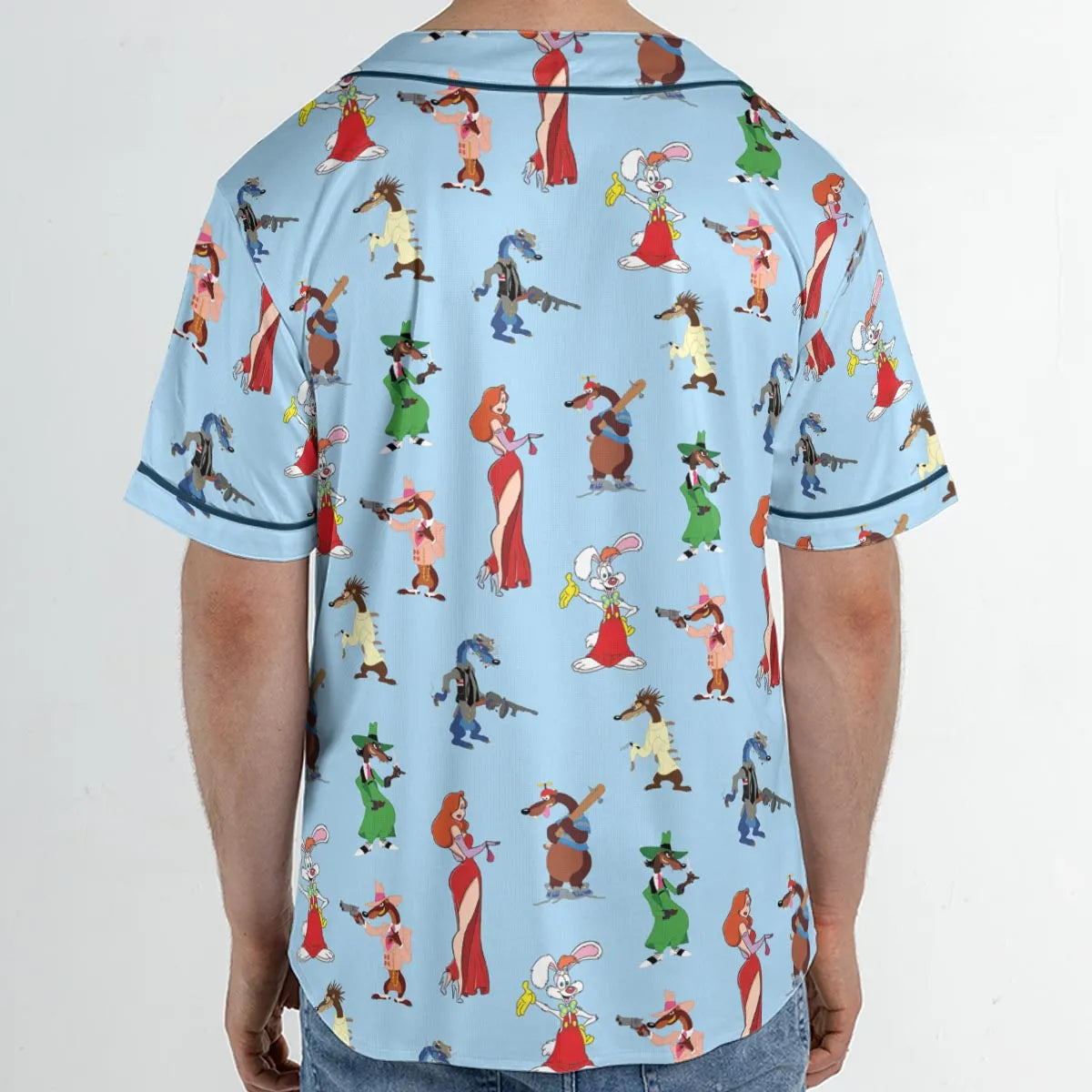Roger Rabbit Jessica Rabbit The Weasels Who Framed Roger Rabbit Unisex Baseball Jersey