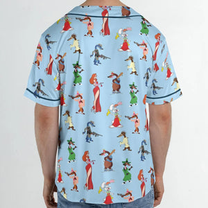 Roger Rabbit Jessica Rabbit The Weasels Who Framed Roger Rabbit Unisex Baseball Jersey
