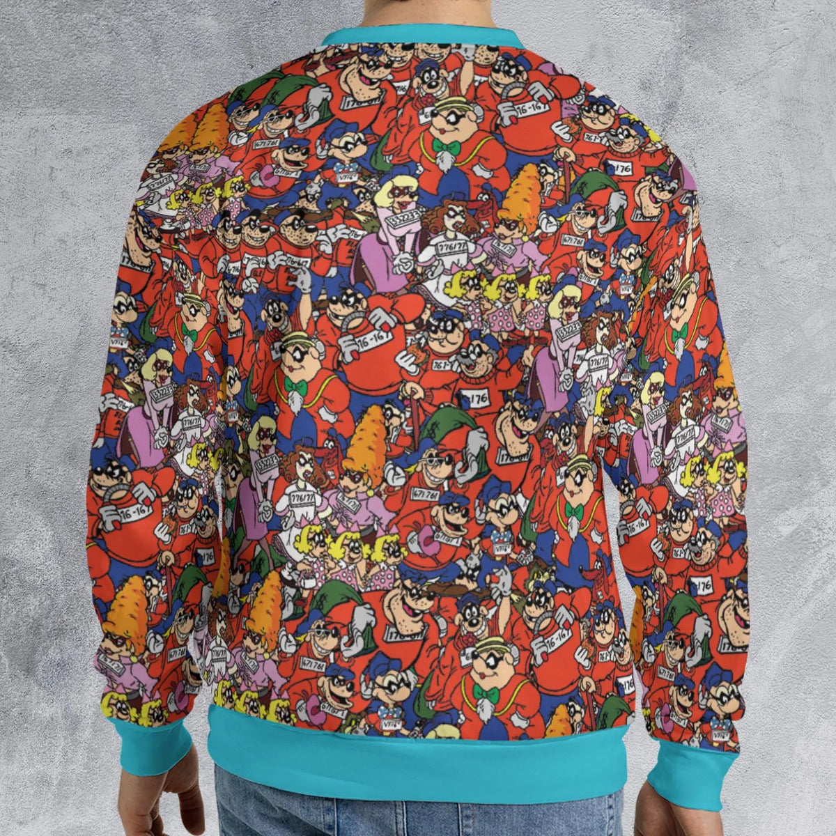 Beagle Boys Patterns All-over Print Sweatshirt
