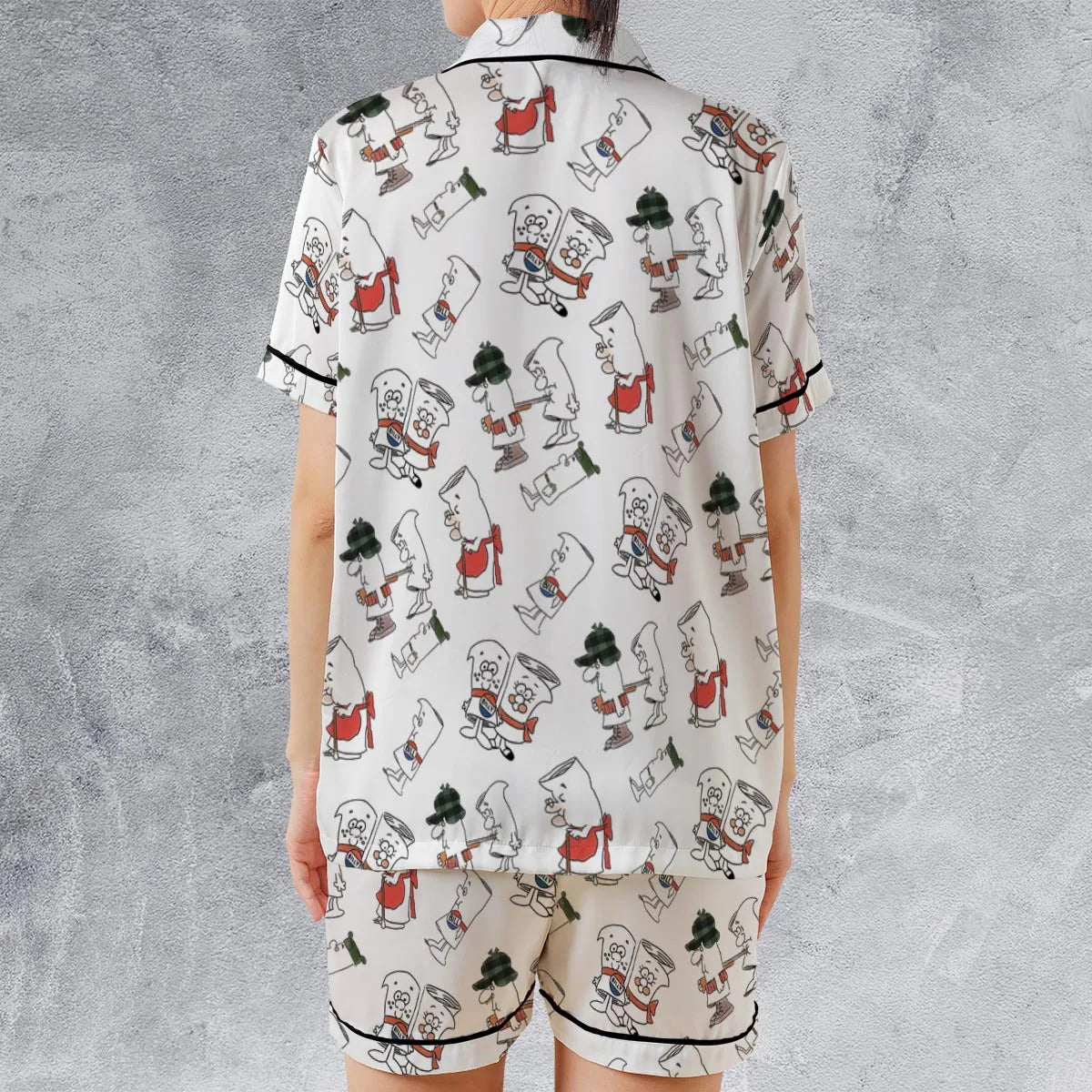 I’m Just A Bill Schoolhouse Rock Satin Short-Sleeve Pajamas Set