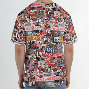 Vintage Aesthetic Ferris Bueller's Day Off Unisex Baseball Jersey