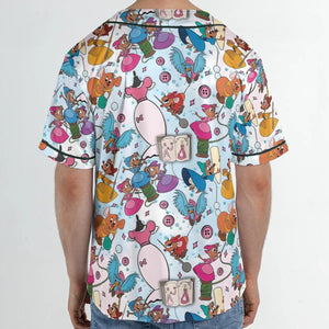 Jaq, Gus, & Sewing Friends Unisex Baseball Jersey