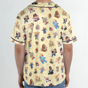 90s Garbage Pail Kids Unisex Baseball Jersey