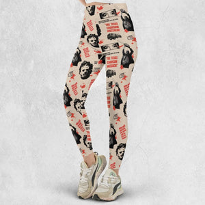 Leatherface The Texas Chainsaw Massacre Horror Pattern Legging