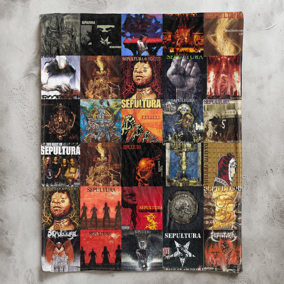 Sepultura Sherpa Blanket A Heavy Metal Legacy You Can Feel