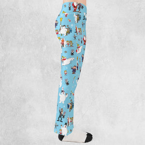 Cast Frosty The Snowman Flare Leggings