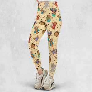 Nostalgic Cat Garfield's Halloween Adventure Legging