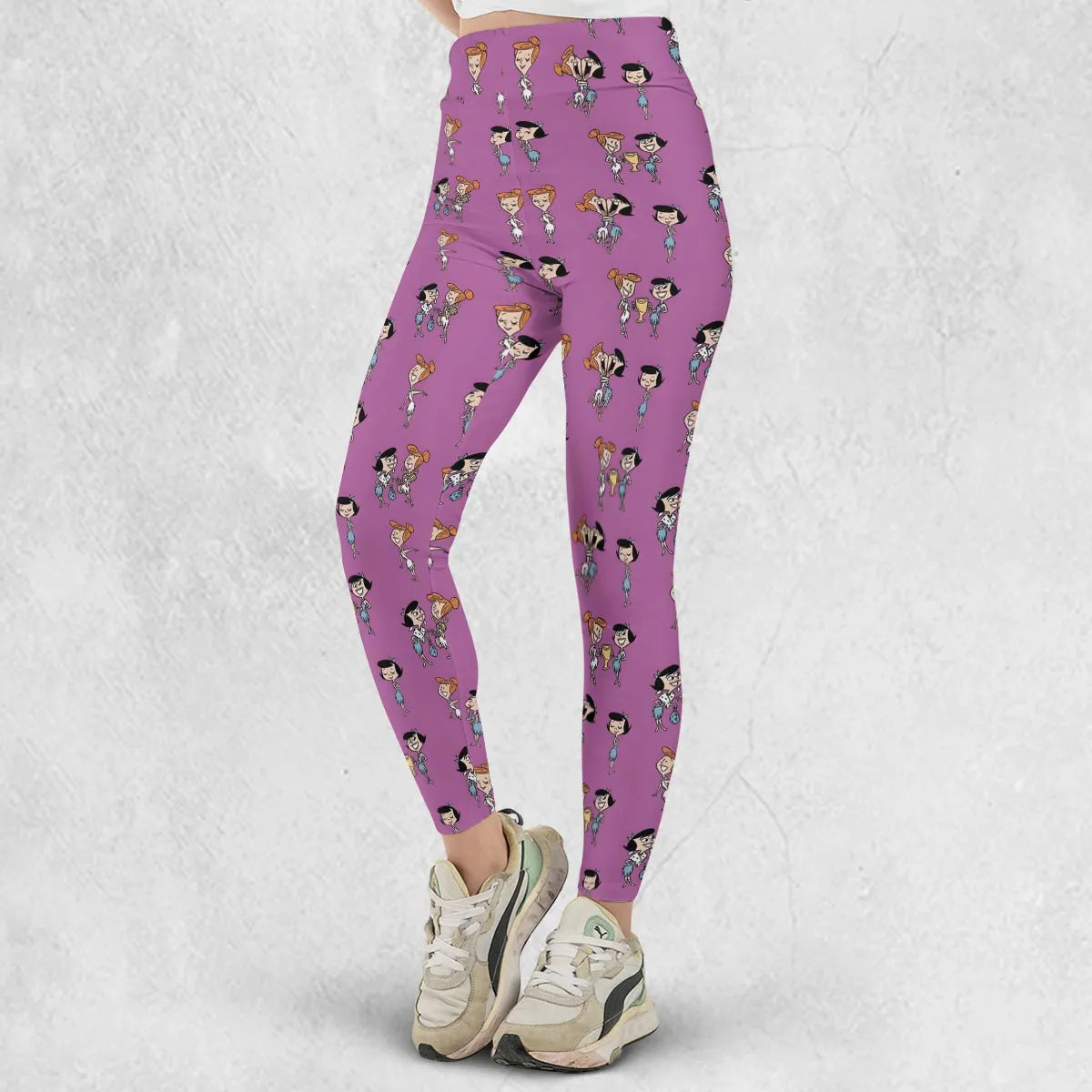 Wilma and Betty The Flintstones Legging