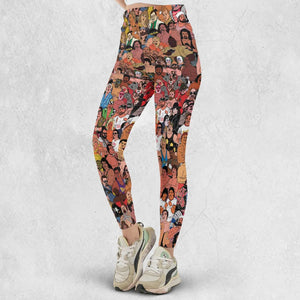90s Professional Wrestlers Legging