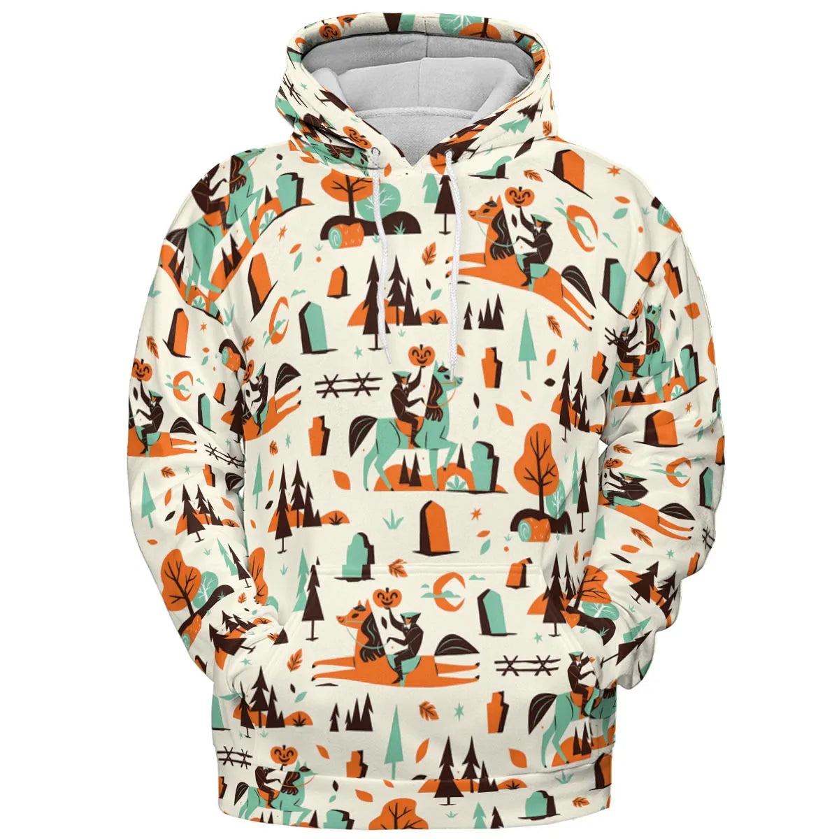 Halloween folklore The Headless Horseman All-over Print Hoodie