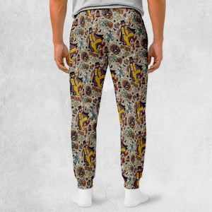 Vintage Halloween Fast Food Sweatpants
