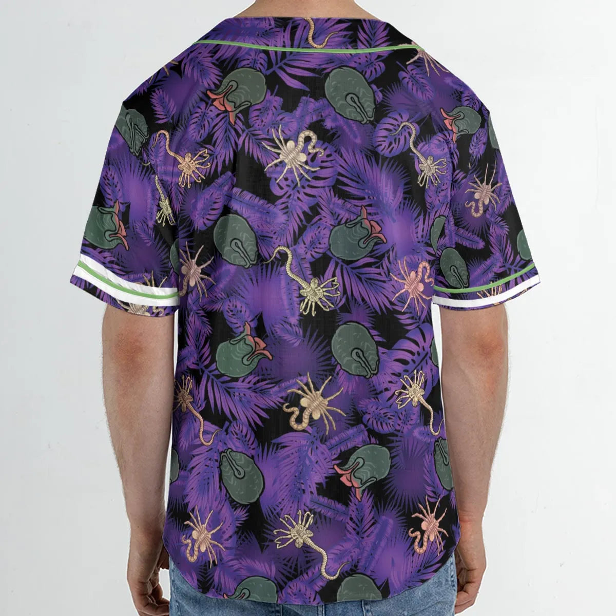 Alien Facehugger Ovomorph Unisex Baseball Jersey