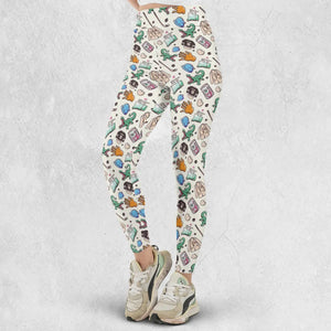 Happy Gilmore Pattern Legging