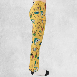 Undersea Style Jabberjaw Flare Leggings