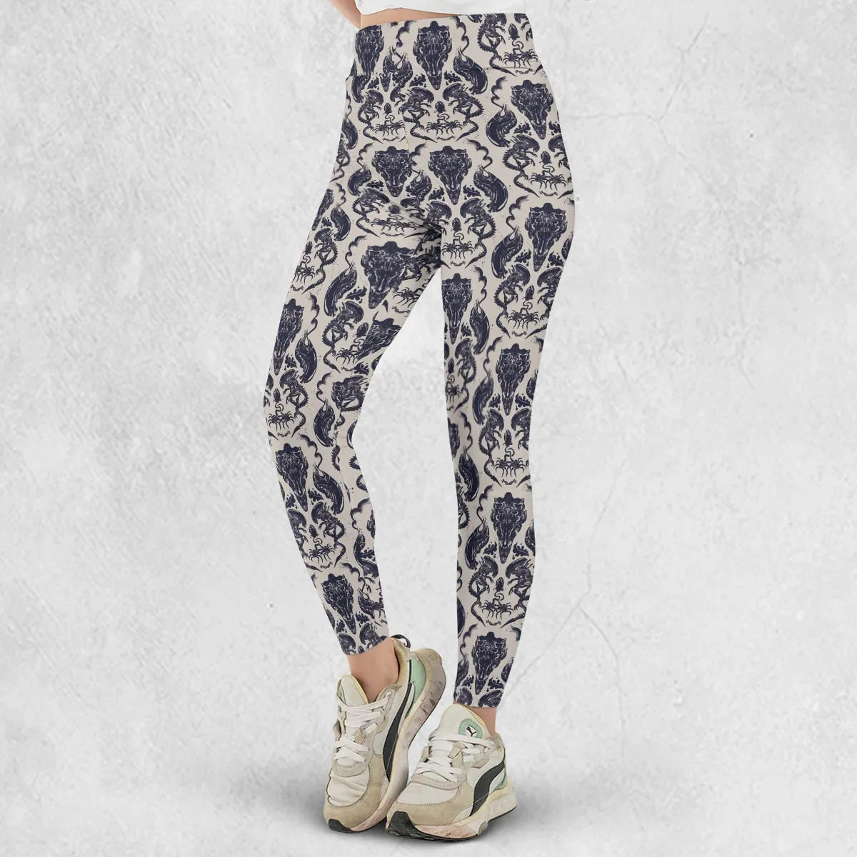 Alien Xenomorph Pattern Legging