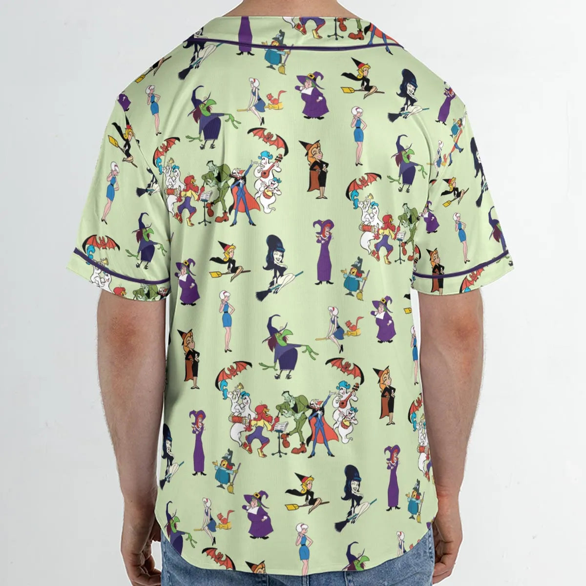 70s Witches Cartoon Characters Unisex Baseball Jersey