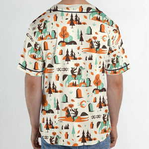 Halloween folklore The Headless Horseman Unisex Baseball Jersey