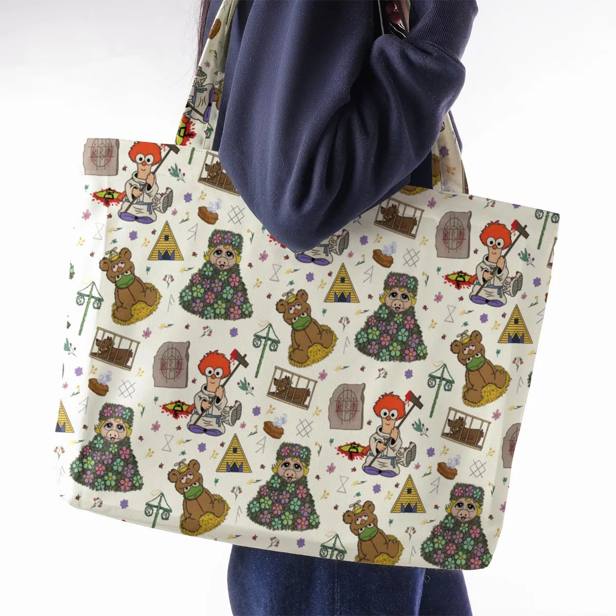 Festivites Midsommar Muppet Babies Large Tote Bag