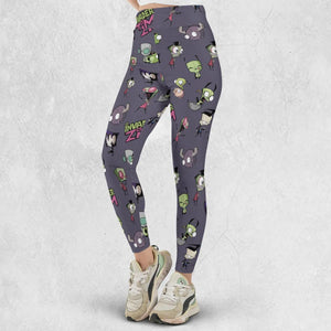 Invader Zim Pattern Legging