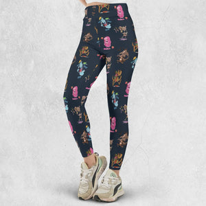 Funny Cereal Monsters Universal Monsters Legging