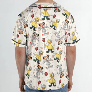 Mouse Clown Unisex Baseball Jersey