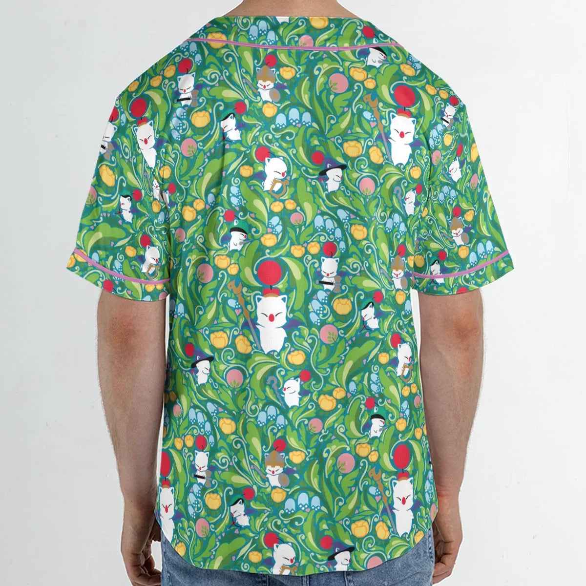 Moogle Final Fantasy Unisex Baseball Jersey