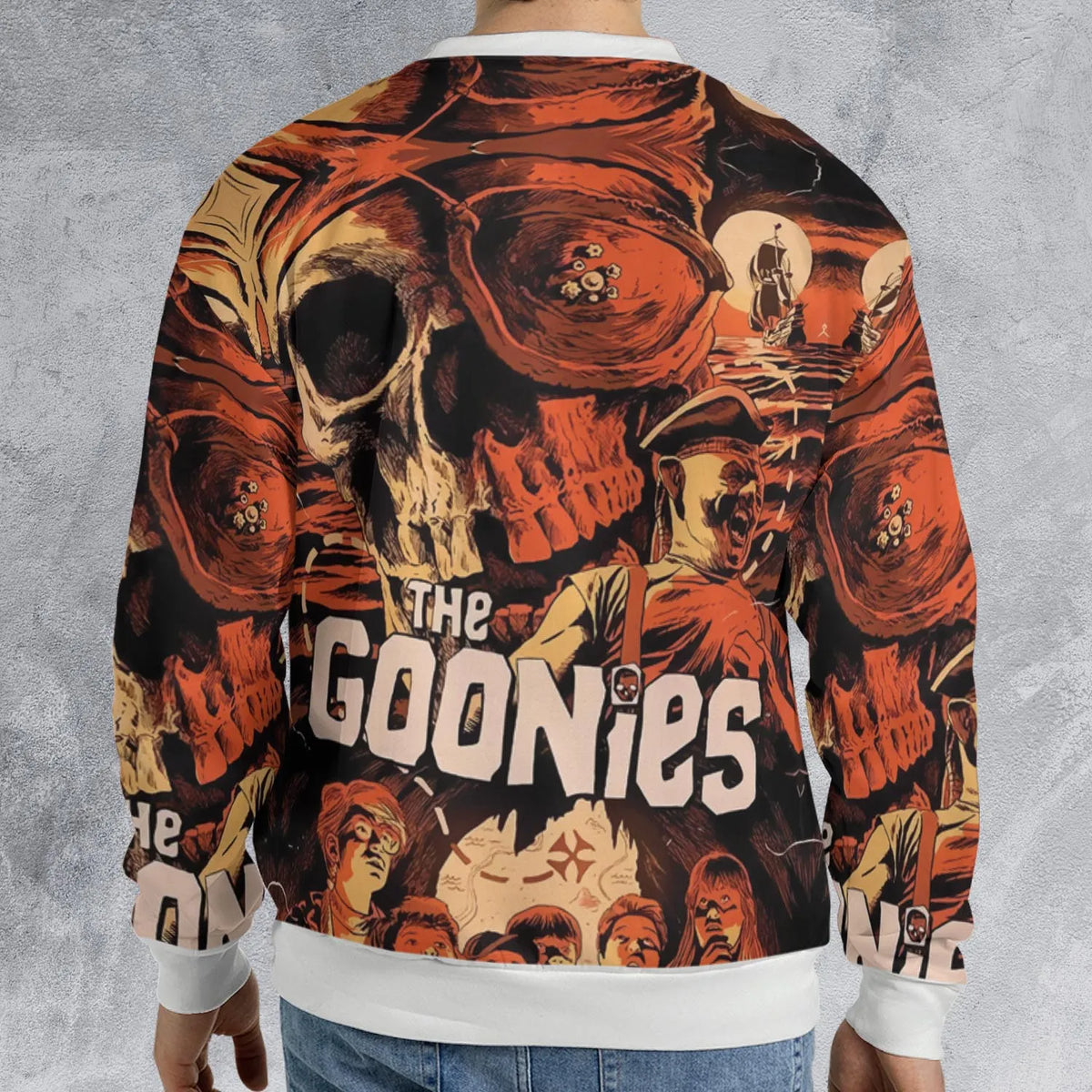 The Goonies Pattern All-over Print Sweatshirt