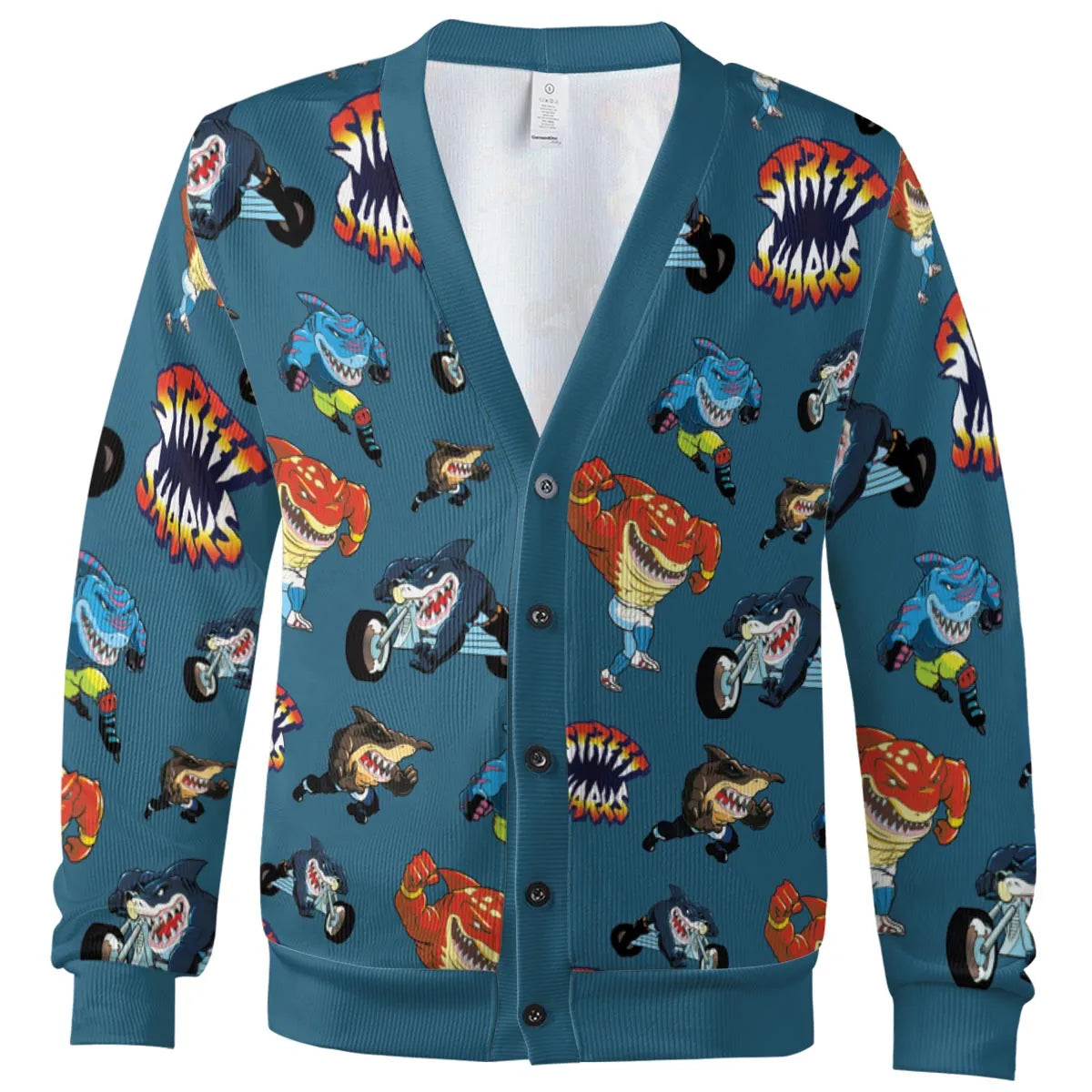 Ripster Slash Street Sharks Cardigan