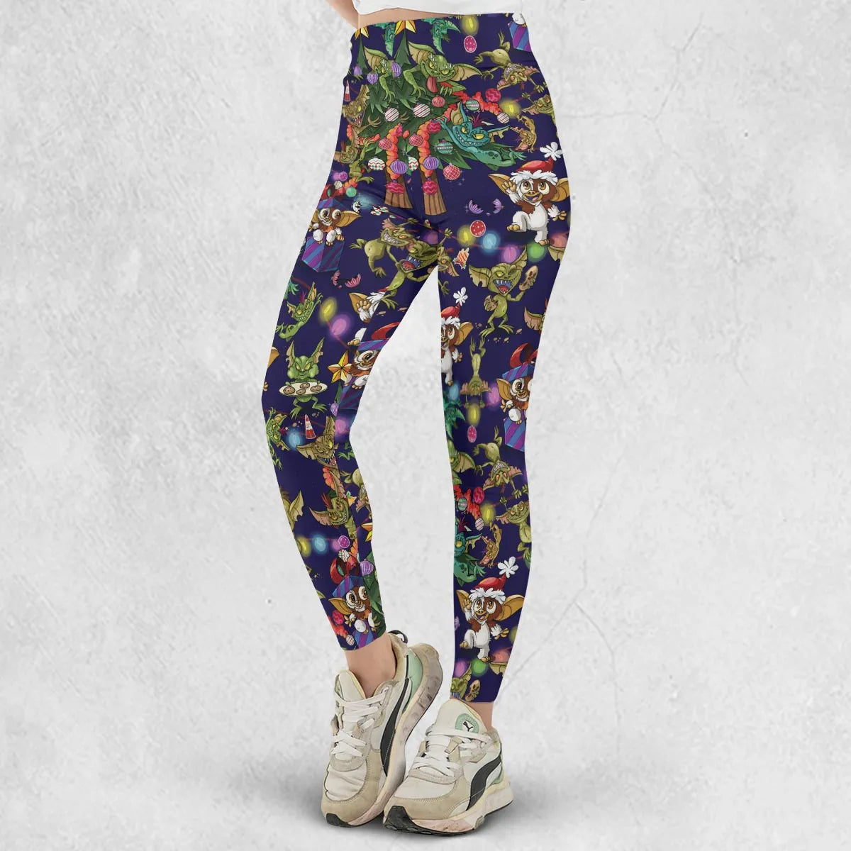Christmas Movie Little Monsters Greamlins Legging