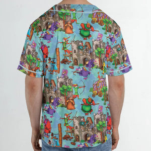 Steal From the Rich Robin Hood Unisex Baseball Jersey