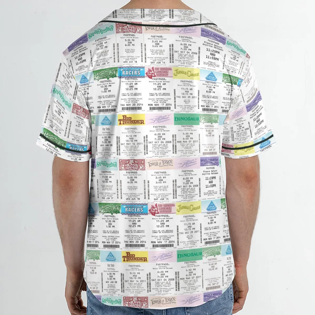 Fastpass Unisex Baseball Jersey