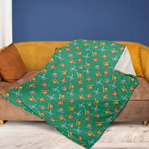 TMNT Characters Pattern Fleece Blanket