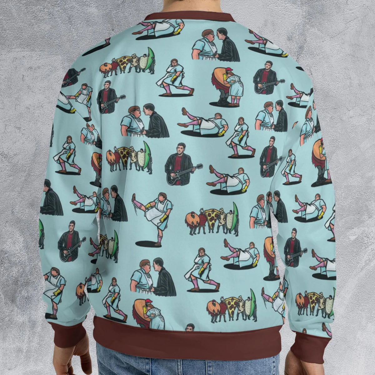 Lunch Lady Land SNL All-over Print Sweatshirt