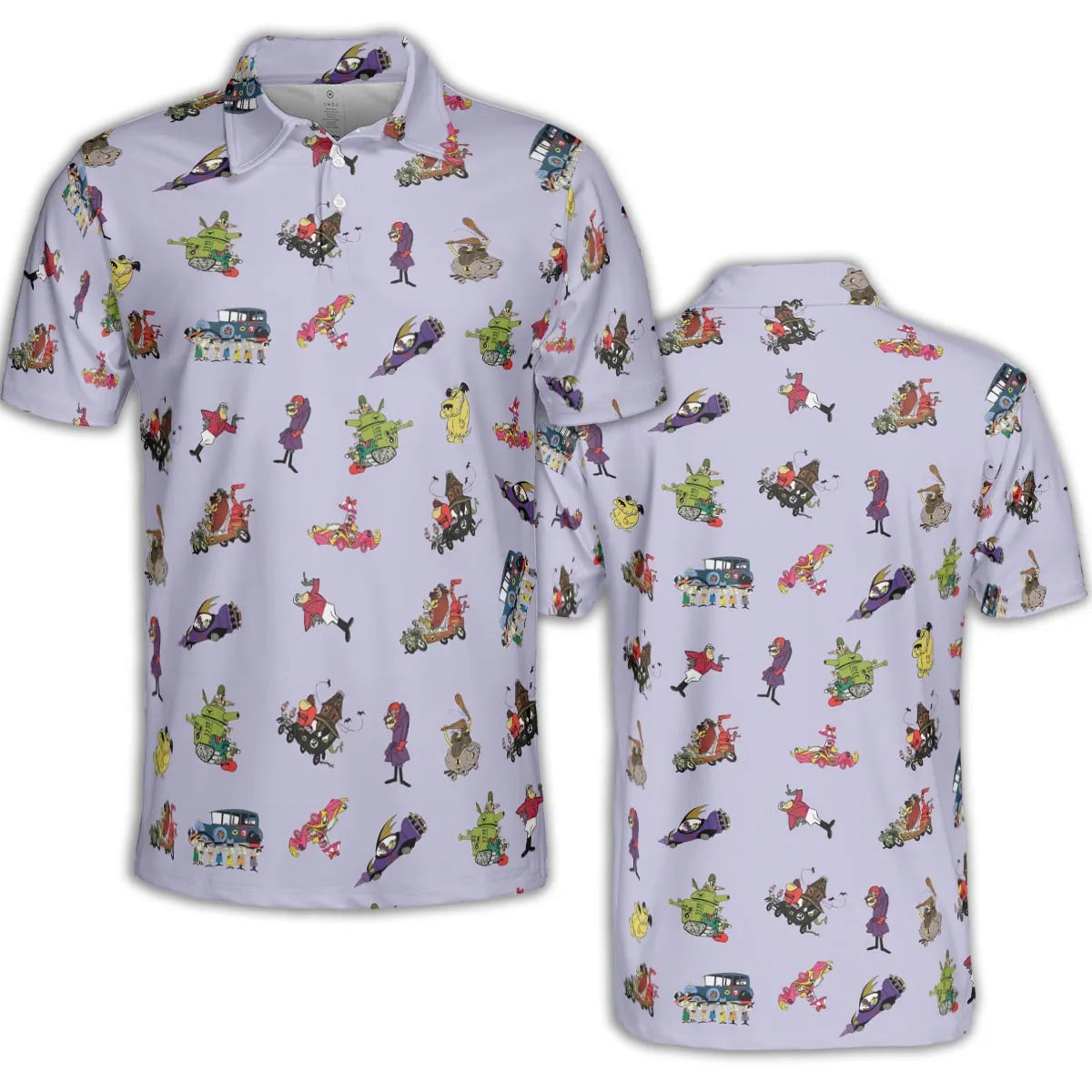 Muttley Buddies AOP Men/Women Polo Shirt