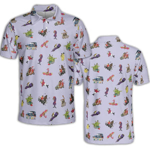 Muttley Buddies AOP Men/Women Polo Shirt