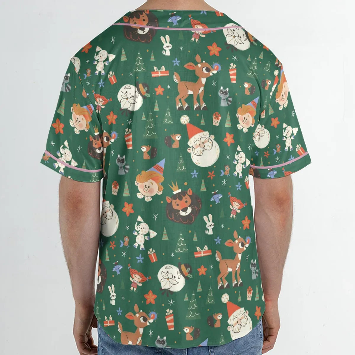 Rudolph The Red Nosed Reindeer Characters Unisex Baseball Jersey