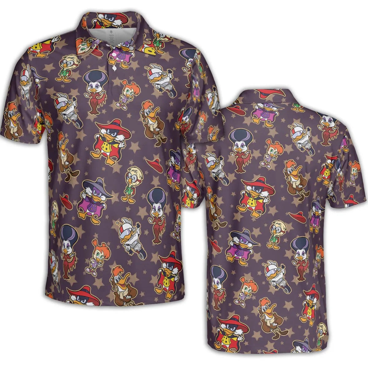 Duck Power Darkwing Duck AOP Men/Women Polo Shirt