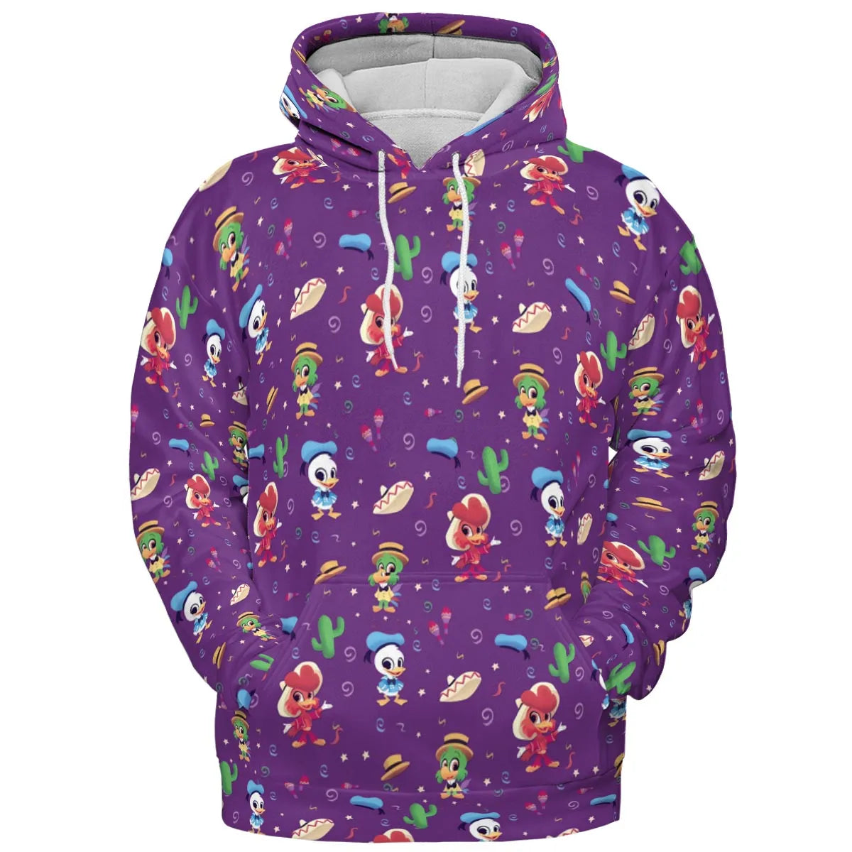 Three amigos Donald Ducktales All-over Print Hoodie