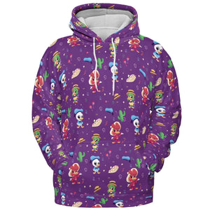 Three amigos Donald Ducktales All-over Print Hoodie