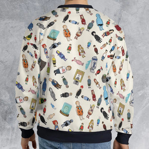 Bobby Hill King Of The Hill Pattern All-over Print Sweatshirt